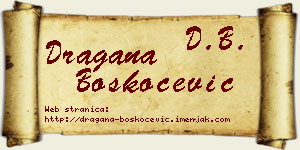 Dragana Boškoćević vizit kartica